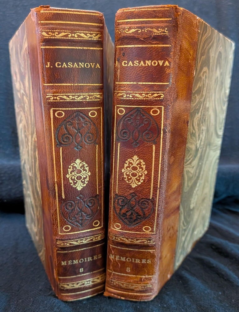 Item #006567 Memoires de J. Casanova de Seingalt, Volumes 5 and 8. Jacques Casanova de Seingalt.