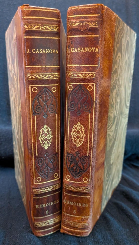 Item #006567 Memoires de J. Casanova de Seingalt, Volumes 5 and 8. Jacques Casanova de Seingalt.