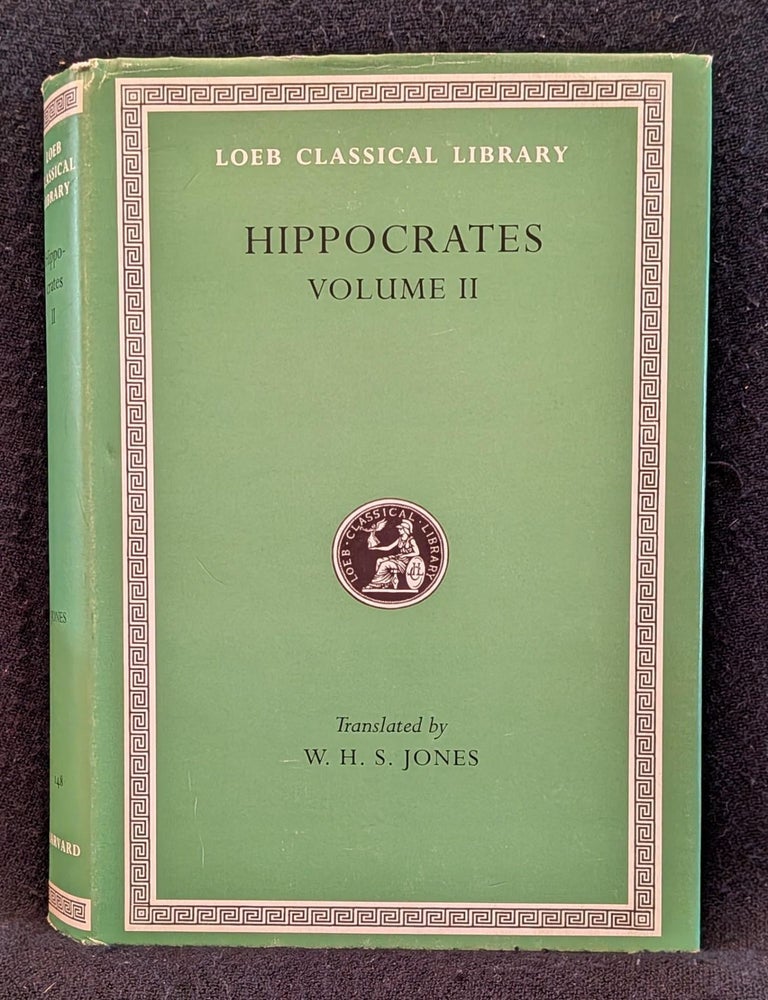 Item #006574 Hippocrates, Volume II: Prognostic (Loeb Classical Library, No. 148). Hippocrates.