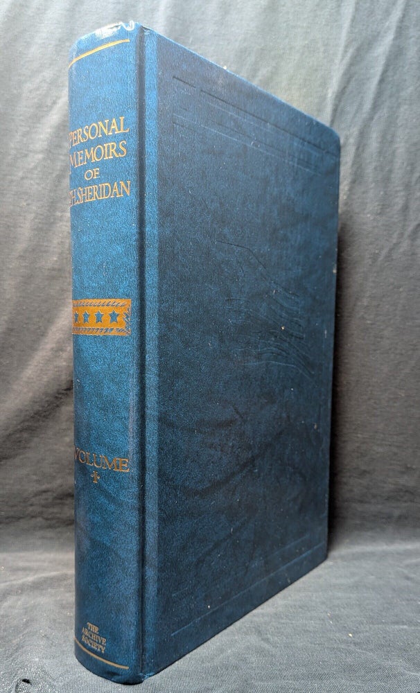 Item #006779 Personal Memoirs of P.H. Sheridan, General, U.S. Army (Volume I). Philip Henry Sheridan.