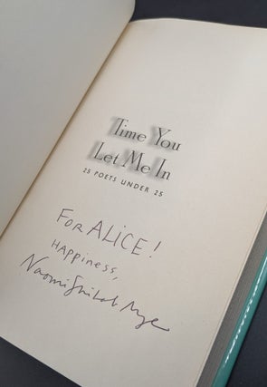 Time You Let Me In: 25 Poets under 25 (2/2)
