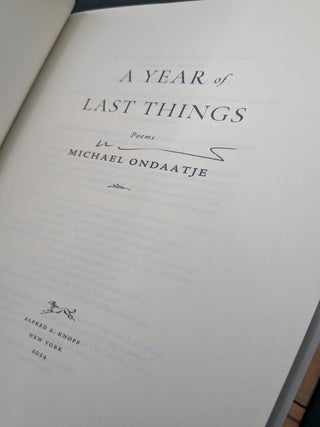 A Year of Last Things: Poems (2/2)