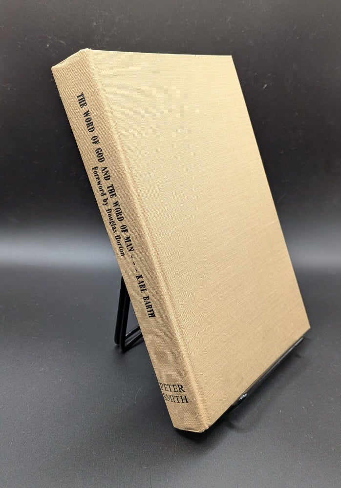 Item #009510 Word of God and the Word of Man. Karl Barth.