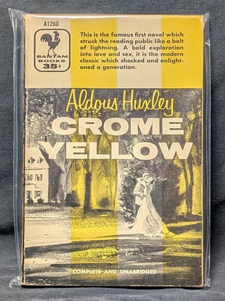 Item #1759 Crome Yellow. Aldous Huxley