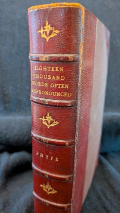 Eighteen Thousand Words Often Mispronounced (1/3)