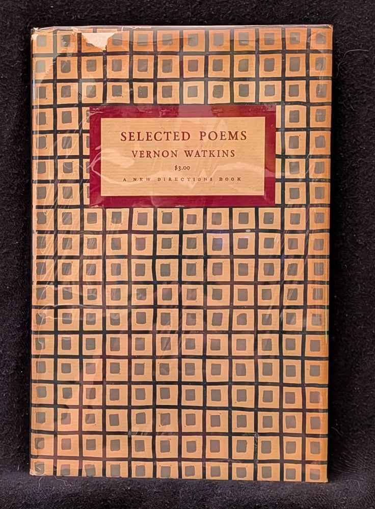Item #4318 Selected Poems. Vernon Watkins.