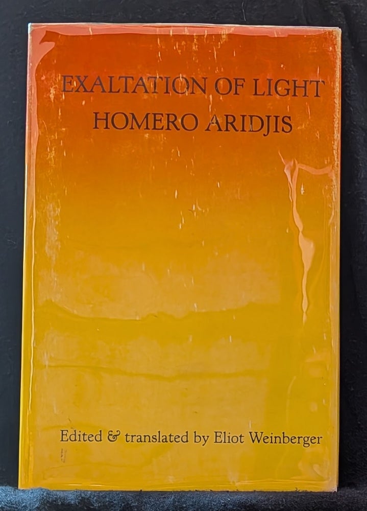 Item #498 Exaltation of Light. Homero Aridjis.