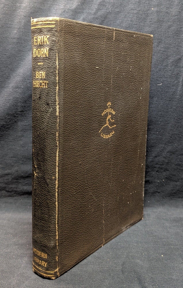 Item #5252 Erik Dorn. Ben Hecht.