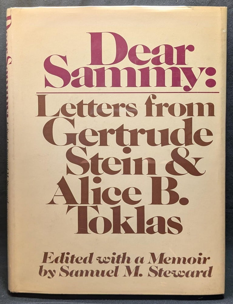Item #6080 Dear Sammy. Gertrude Stein.